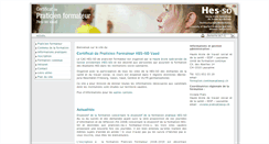 Desktop Screenshot of cas-pf-hes-vd.ch